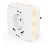 Hama LED Warmweiß (3000K) Warmweiß AC 223507 Nachtlicht mit Steckdose f&uuml;r 24,46 Euro