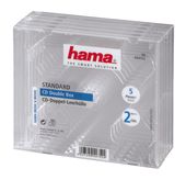 Hama CD Double Jewel Case, Pack 5 f&uuml;r 6,99 Euro