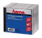 Hama CD Double Jewel Case Standard, Pack 10 f&uuml;r 11,99 Euro
