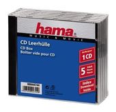 Hama CD Jewel Case Standard, Pack 5 f&uuml;r 5,69 Euro