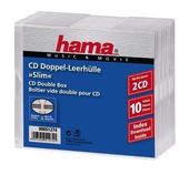 Hama CD Slim Double Jewel Case, pack 10 f&uuml;r 11,99 Euro