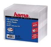 Hama CD Slim Pack 4, pack 10 f&uuml;r 13,99 Euro