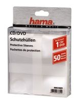 Hama CD/DVD Protective Sleeves, Pack of 50 f&uuml;r 9,49 Euro