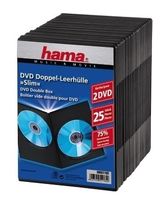 Hama DVD Slim Double-Box 25, Black f&uuml;r 20,96 Euro