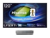 Hisense UHD 4K (3840x2160) DLP Laser Ultra-Short-Throw-Projektor 2700 ANSI Lumen  120L5HA 4K Laser TV 3,05 m (120 Zoll) (Silber, Weiß) f&uuml;r 4.999,00 Euro