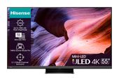 Hisense LED 139,7 cm (55 Zoll) Fernseher 4K Ultra HD VESA 600 x 400 mm  55U8KQ (Schwarz, Grau) f&uuml;r 1.399,00 Euro