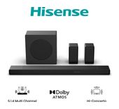 Hisense Soundbar 600 W 5.1.4 Kanäle  AX5140Q (Schwarz) f&uuml;r 370,00 Euro