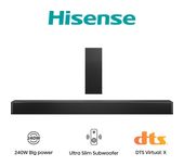 Hisense Soundbar 240 W 2.1 Kanäle  HS2100 (Schwarz) f&uuml;r 118,96 Euro