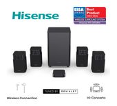 Hisense Soundbar 720 W 4.1.2 Kanäle  HT Saturn (Schwarz) f&uuml;r 690,00 Euro