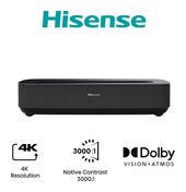 Hisense UHD 4K (3840x2160) Laser Ultra-Short-Throw-Projektor 2100 ANSI Lumen (Schwarz, Dunkles Grau) PL1SE 4K Laser Cinema Beamer 3,03 m (120 Zoll) f&uuml;r 1.720,00 Euro