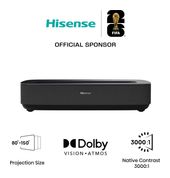 Hisense UHD 4K (3840x2160) DLP Laser Ultra-Short-Throw-Projektor 2700 ANSI Lumen  PL2 Smart Laser Cinema (Schwarz) f&uuml;r 1.750,00 Euro