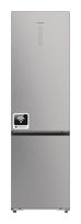 Hisense 253 l / 130 l Kühl-Gefrierkombi freistehend NoFrost 181,59 kWh Jahr (Grau, Edelstahl, Dunkles Grau) RB5P410SACC f&uuml;r 714,00 Euro