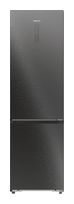 Hisense 253 l / 130 l Kühl-Gefrierkombi freistehend NoFrost 181,59 kWh Jahr  RB5P410SAFC (Schwarz, Edelstahl) f&uuml;r 714,00 Euro