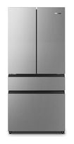 Hisense Side-by-Side Kühl-/ Gefrierkombination French Door 302 l / 128 l 310 kWh NoFrost 1817 mm x 794 mm  RF540N4SBI2 (Grau, Edelstahl) f&uuml;r 876,00 Euro