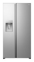Hisense Side-by-Side Kühl-/ Gefrierkombination 347 l / 181 l 312 kWh NoFrost 1786 mm x 911 mm  RS5P528STIE (Grau, Edelstahl) f&uuml;r 893,00 Euro