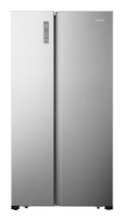 Hisense Side-by-Side Kühl-/ Gefrierkombination 334 l / 185 l 309 kWh NoFrost 1786 mm x 910 mm  RS677N4BIE (Grau, Edelstahl) f&uuml;r 818,00 Euro
