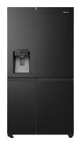 Hisense Side-by-Side Kühl-/ Gefrierkombination 417 l / 200 l 221 kWh NoFrost 1790 mm x 910 mm  RS818N4TFC (Schwarz) f&uuml;r 1.304,00 Euro