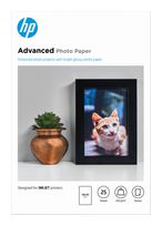 HP Advanced Fotopapier glänzend, 250 g/m2, 10 x 15 cm (101 x 152 mm), 25 Blatt f&uuml;r 8,49 Euro