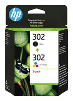 HP Druckerpatronen Schwarz, Cyan, Magenta, Gelb 3,5 ml 4 ml 170 Seiten Nr.302 f&uuml;r 53,99 Euro