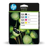 HP originale Druckerpatronen Schwarz, Cyan, Magenta, Gelb 500 Seiten Nr.924 4er-Pack f&uuml;r 74,96 Euro