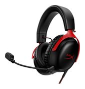 HyperX Over-Ear Gaming Kopfhörer kabelgebunden USB Typ-C  Cloud III Gaming (Schwarz/Rot) f&uuml;r 62,96 Euro