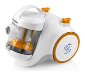 Hyundai Bodenstaubsauger Beutellos 700 W HEPA  VC009 (Weiß, Orange) f&uuml;r 69,99 Euro