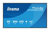 iiyama 4K Ultra HD Monitor 139,7 cm (55 Zoll) 16:9 7 ms  ProLite LH5566UHSB-B1AG (Schwarz) f&uuml;r 871,00 Euro