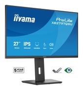 iiyama Quad HD Monitor 68,6 cm (27 Zoll) 16:9 1 ms 350 cd/m²  ProLite XB2797QSU-B1 (Schwarz) f&uuml;r 171,96 Euro