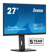 iiyama Quad HD Monitor 68,6 cm (27 Zoll) 16:9 1 ms 300 cd/m²  ProLite XUB2797QSN-B2 (Schwarz) f&uuml;r 245,96 Euro