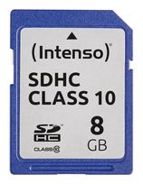 Intenso SDHC Speicherkarte 8 GB Klasse 10 3411460 f&uuml;r 5,49 Euro