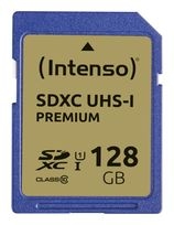 Intenso SDXC Speicherkarte 128 GB Class 1 (U1) Klasse 10 3421291 f&uuml;r 21,99 Euro