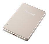 Intenso MW5000 Magnetische Powerbank 5000 mAh – MagSafe kompatibel, Wireless Charging 15W, USB-C PD 20W, Flach & Kompakt – Geprüft in Deutschland – Champagner f&uuml;r 19,99 Euro