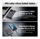 Intenso MW5000 Magnetische Powerbank 5000 mAh – MagSafe kompatibel, Wireless Charging 15W, USB-C PD 20W, Flach & Kompakt – Geprüft in Deutschland – Grau f&uuml;r 19,99 Euro