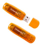 Intenso USB Typ-A Stick 64 GB  Rainbow Line (Orange) f&uuml;r 17,99 Euro