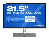 JAPANNEXT Full HD Monitor 54,6 cm (21.5 Zoll) 16:9 8 ms 250 cd/m²  JN-IPS2152FHDR-C65W-FLD-T (Grau) f&uuml;r 280,00 Euro
