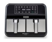Kenwood Doppel Heißluftfritteuse 8 l 1700 W  HFM20.000MB kHealthy Twin Airfryer (Schwarz) f&uuml;r 113,96 Euro