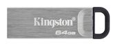 Kingston USB Typ-A Stick 64 GB  DataTraveler Kyson (Silber) f&uuml;r 18,99 Euro