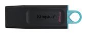 Kingston USB Typ-A Stick 64 GB  DataTraveler Exodia (Schwarz, Türkis) f&uuml;r 8,99 Euro