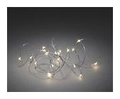 Konstsmide Micro LED 4400 mm Warmweiß Batterie/Akku 1461-190 Micro LED Lichterkette f&uuml;r 9,99 Euro