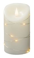 Konstsmide LED 1900 K Bernstein Batterie/Akku 1834-180 Echtwachskerze f&uuml;r 32,46 Euro
