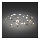 Konstsmide LED 1330 mm Warmweiß Batterie/Akku 3199-103 LED Deko Lichterkette Sterne 20er f&uuml;r 8,99 Euro