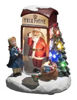 Konstsmide LED Multi Batterie/Akku 4211-000 LED Weihnachtsmann Telefonzelle f&uuml;r 26,46 Euro