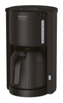 Krups 10 Tassen Thermo Filterkaffeemaschine 1,0 l  KM3038 Pro Aroma Therm (Schwarz) f&uuml;r 59,99 Euro