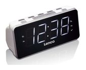 Lenco FM Radio Uhr  CR-18 (Schwarz, Silber) f&uuml;r 26,96 Euro