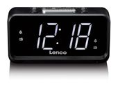Lenco FM Radio Uhr  CR-28 (Schwarz) f&uuml;r 34,99 Euro