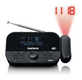 Lenco DAB+, FM Radio Uhr  CR-615 (Schwarz) f&uuml;r 55,96 Euro