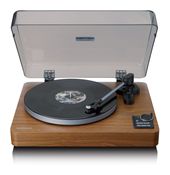 Lenco Audio-Plattenspieler mit Riemenantrieb  LBTA-165WD (Schwarz, Holz) f&uuml;r 191,96 Euro