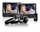 Lenco 22,9 cm (9 Zoll) Tragbarer DVD-Player MES-415 Dual-Bildschirm f&uuml;r 198,96 Euro