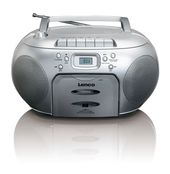Lenco CD Payer FM Radio  SCD-42 (Silber) f&uuml;r 63,46 Euro