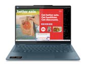 Lenovo WUXGA Notebook 35,6 cm (14 Zoll) 1920 x 1200 Pixel 512 GB SSD Windows 11 Home AMD Ryzen 5 max. 4,8 GHz  Yoga 7 4AKP10 Copilot+ (Türkis) f&uuml;r 988,00 Euro